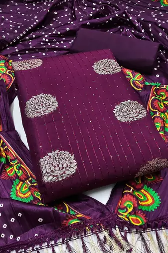 unstitched dress material