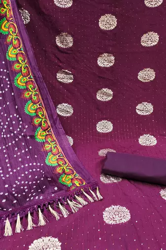 unstitched dress material