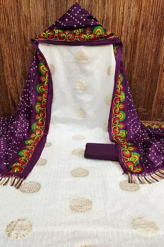 unstitched dress material