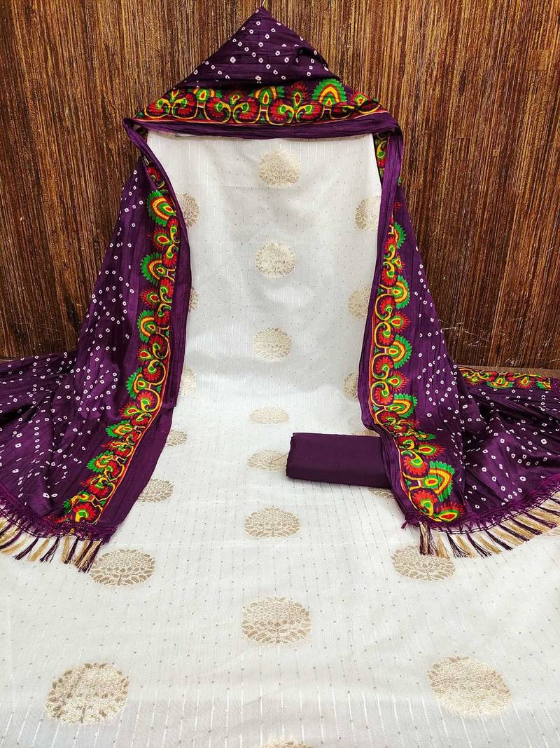 unstitched dress material
