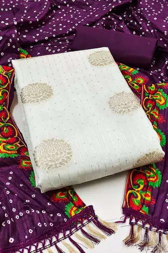 unstitched dress material