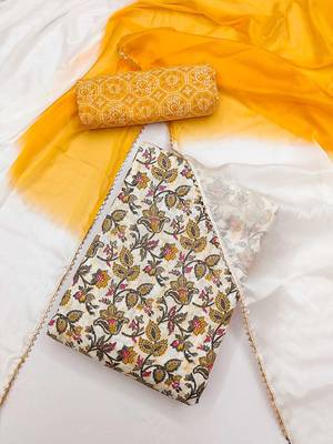 ethnic motifs printed unstitched dress material 1