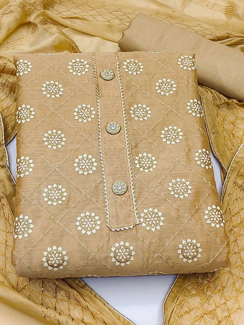 printed unstitched dress material