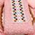 floral embroidered chanderi unstitched dress material