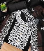 embroidered unstitched dress material