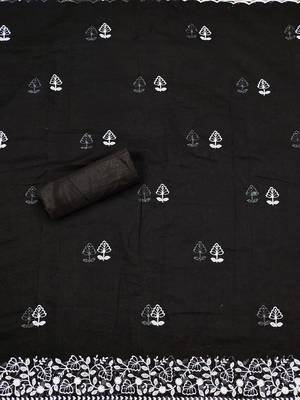 embroidered unstitched dress material 4