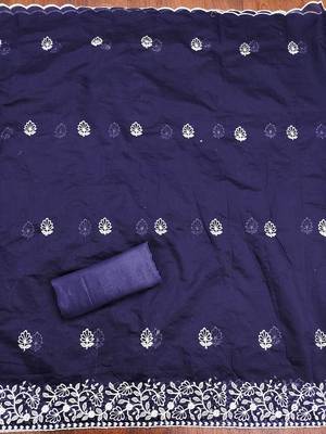 embroidered unstitched dress material 4