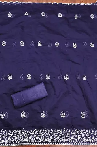 embroidered unstitched dress material