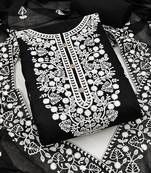 embroidered unstitched dress material