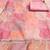pink organza position print with sequence work unstitched dress material