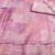 pink organza position print with sequence work unstitched dress material