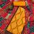 ethnic motifs embroidered mirror work bandhani unstitched dress material