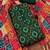 ethnic motifs embroidered mirror work bandhani unstitched dress material