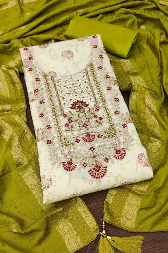  cotton unstitched dress material