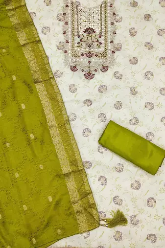  cotton unstitched dress material