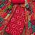 ethnic motifs embroidered mirror work bandhani unstitched dress material