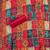 ethnic motifs embroidered mirror work bandhani unstitched dress material