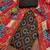 ethnic motifs embroidered mirror work bandhani unstitched dress material