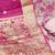 floral printed thread work organza unstitched dress material