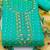 polka dot woven design stones & beads unstitched dress material