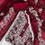 floral embroidered chanderi silk unstitched dress material