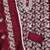 floral embroidered chanderi silk unstitched dress material