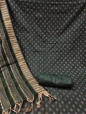 woven design unstitched dress material 5