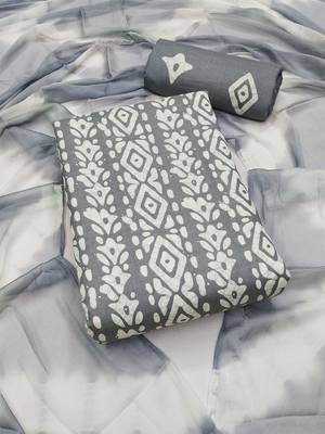 geometric printed unstitched dress material 1
