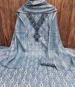 floral printed cotton unstitched dress material