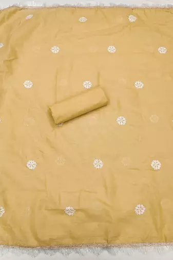 embroidered unstitched dress material