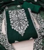 ethnic motifs embroidered unstitched dress material