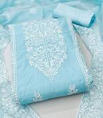 embroidered unstitched dress material
