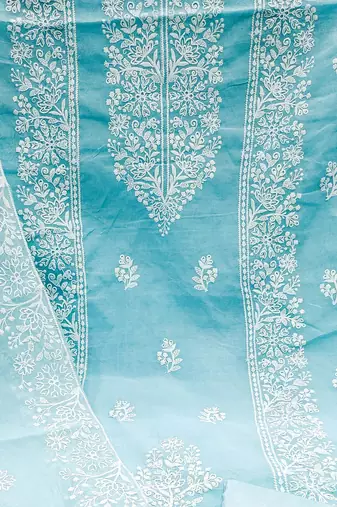 embroidered unstitched dress material