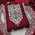 ethnic motifs embroidered unstitched dress material