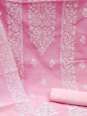 embroidered unstitched dress material 4
