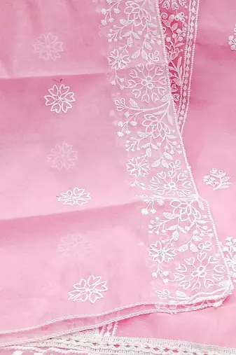 embroidered unstitched dress material