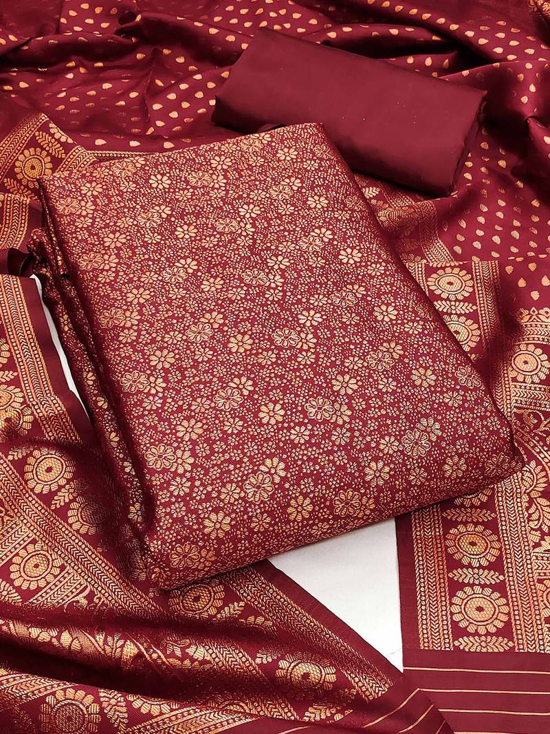 unstitched dress material