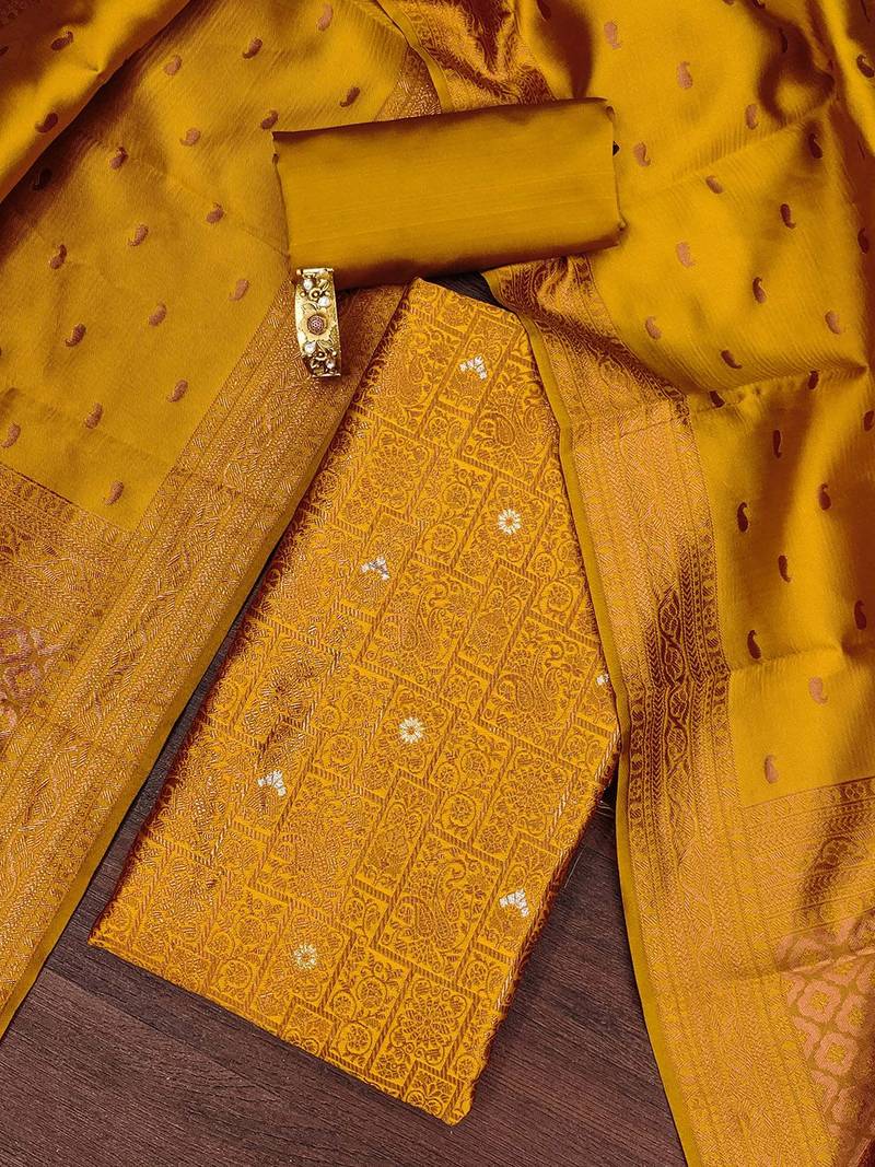 unstitched dress material