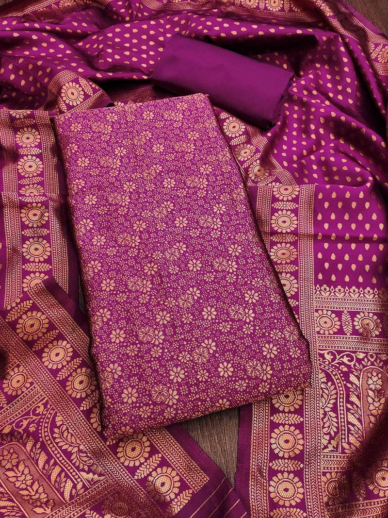 unstitched dress material