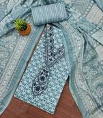 floral printed unstitched dress material