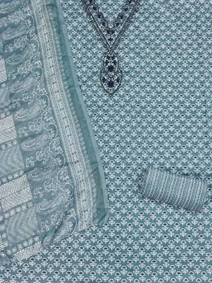 floral printed unstitched dress material 3
