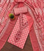 floral printed unstitched dress material