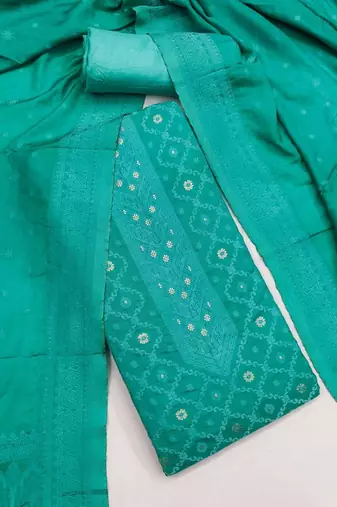 embroidered unstitched dress material