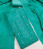 embroidered unstitched dress material