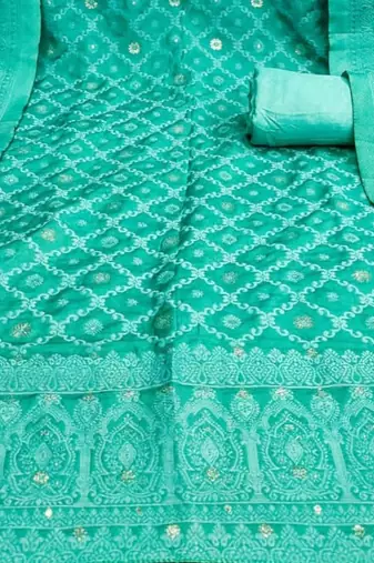 embroidered unstitched dress material