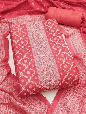 embroidered unstitched dress material 1