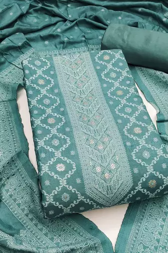 unstitched dress material