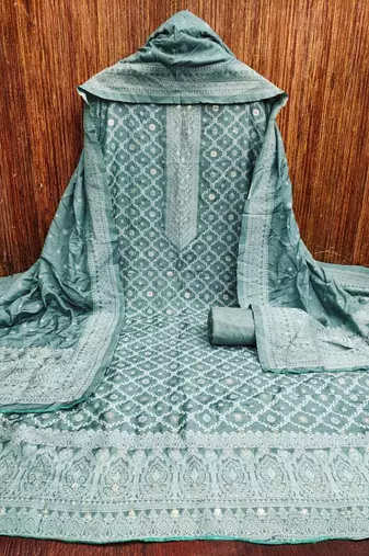 unstitched dress material