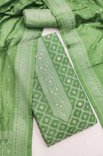 embroidered unstitched dress material