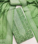 embroidered unstitched dress material